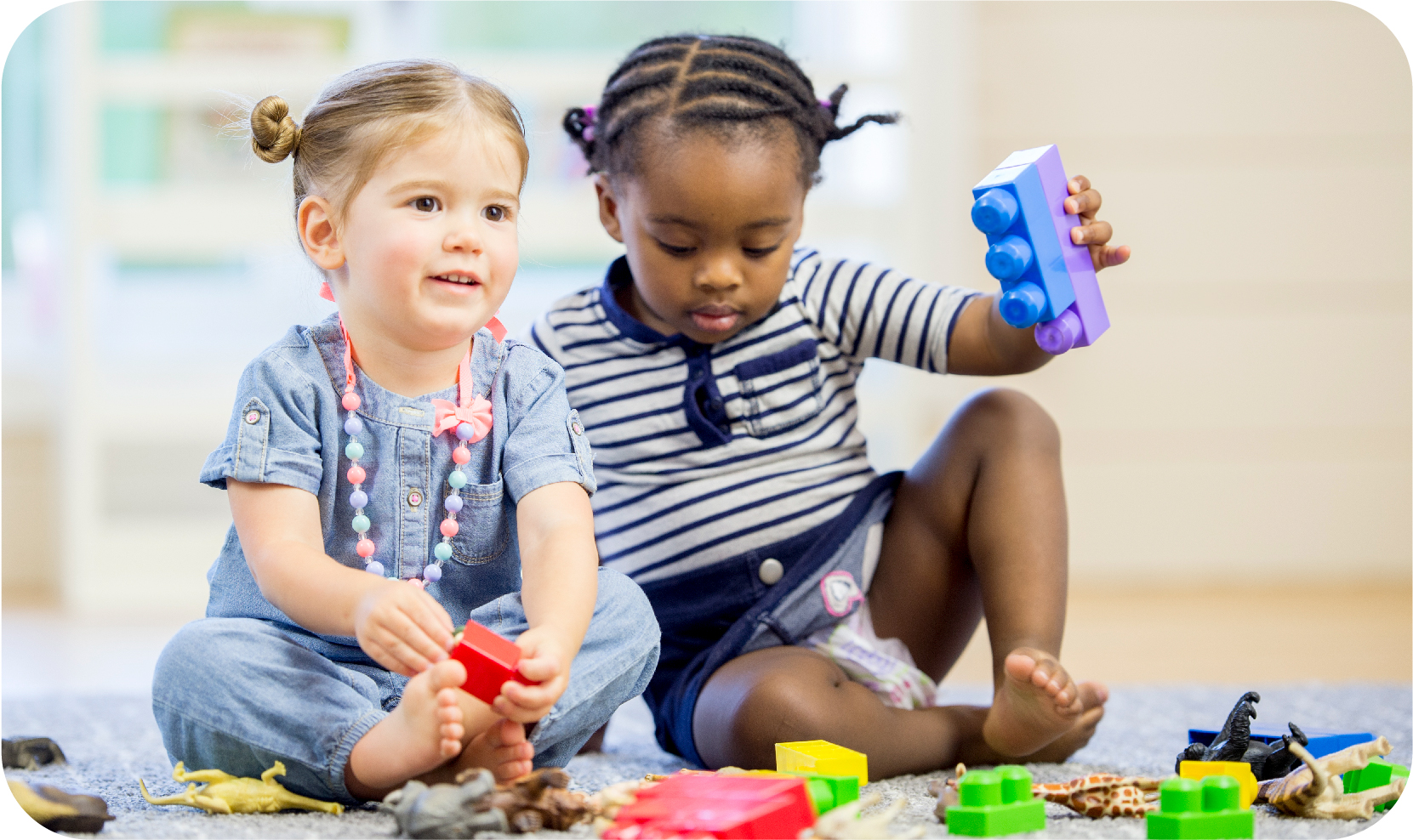 Children playing at home-based child care