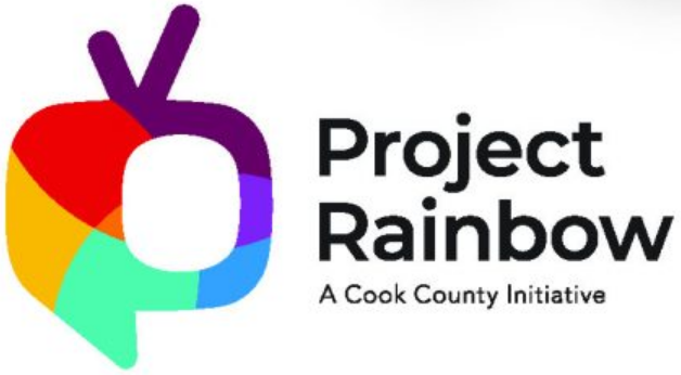 The logo for Project Rainbow, a Cook County Initiative
